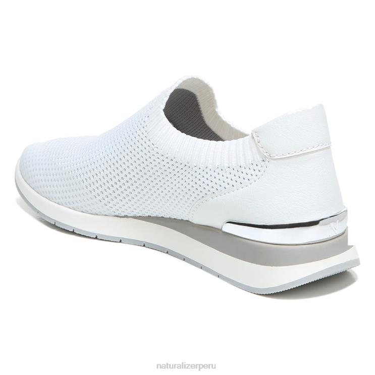 mujer Naturalizer tejido flyknit blanco zapatillas lafayette sin cordones RTZ4T692 - Imagen 8