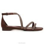 mujer Naturalizer tela de cacao sandalia sicilia RTZ4T381 - Imagen 2