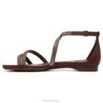 mujer Naturalizer tela de cacao sandalia sicilia RTZ4T381 - Imagen 3