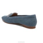 mujer Naturalizer tela de mezclilla azul leala plana RTZ4T326 - Imagen 8