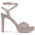mujer Naturalizer tela de oro rosa sandalia de vestir ai RTZ4T297 - Imagen 2