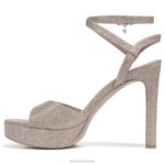 mujer Naturalizer tela de oro rosa sandalia de vestir ai RTZ4T297 - Imagen 3