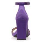 mujer Naturalizer tela morada sandalia de vestir alegría RTZ4T70 - Imagen 6
