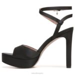 mujer Naturalizer tela negra sandalia de vestir ai RTZ4T293 - Imagen 3