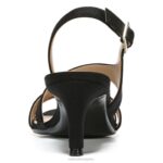 mujer Naturalizer tela negra sandalia de vestir taimi RTZ4T504 - Imagen 6