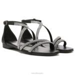 mujer Naturalizer tela negra sandalia sicilia RTZ4T378