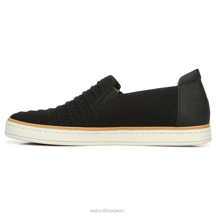 mujer Naturalizer tela negra zapatillas sin cordones soul kemper RTZ4T333 - Imagen 3