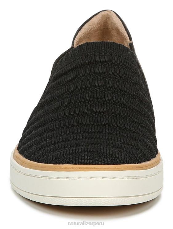mujer Naturalizer tela negra zapatillas sin cordones soul kemper RTZ4T333 - Imagen 5