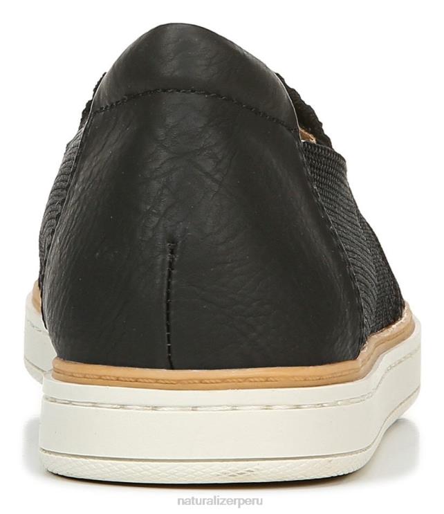 mujer Naturalizer tela negra zapatillas sin cordones soul kemper RTZ4T333 - Imagen 6