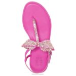 mujer Naturalizer tela rosa sandalia de vestir florita RTZ4T661 - Imagen 4