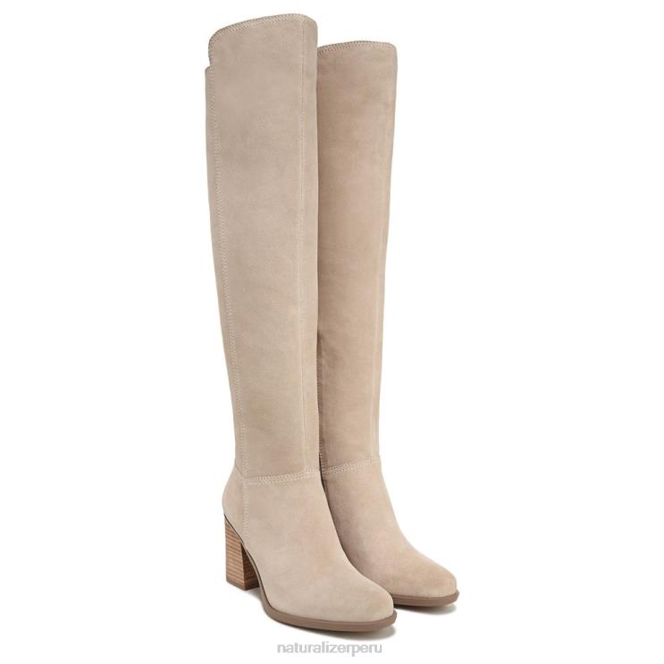 mujer Naturalizer ante profundo de piel de porcelana botas por encima de la rodilla kyrie RTZ4T283