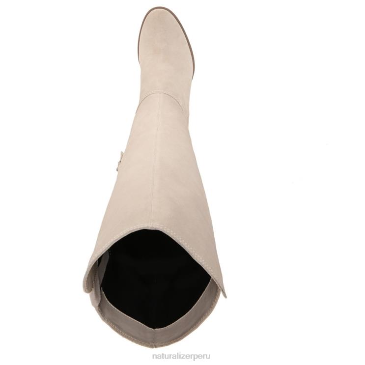 mujer Naturalizer ante profundo de piel de porcelana botas por encima de la rodilla kyrie RTZ4T283