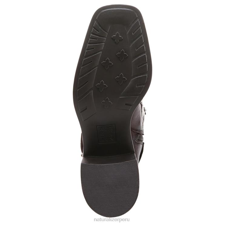 mujer Naturalizer barra de chocolate de cuero bota de montar elliot RTZ4T636