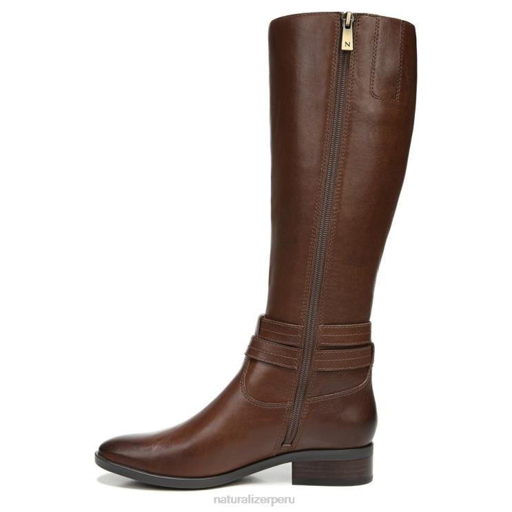 mujer Naturalizer cuero canela bota alta hasta la rodilla de pantorrilla ancha reid RTZ4T597