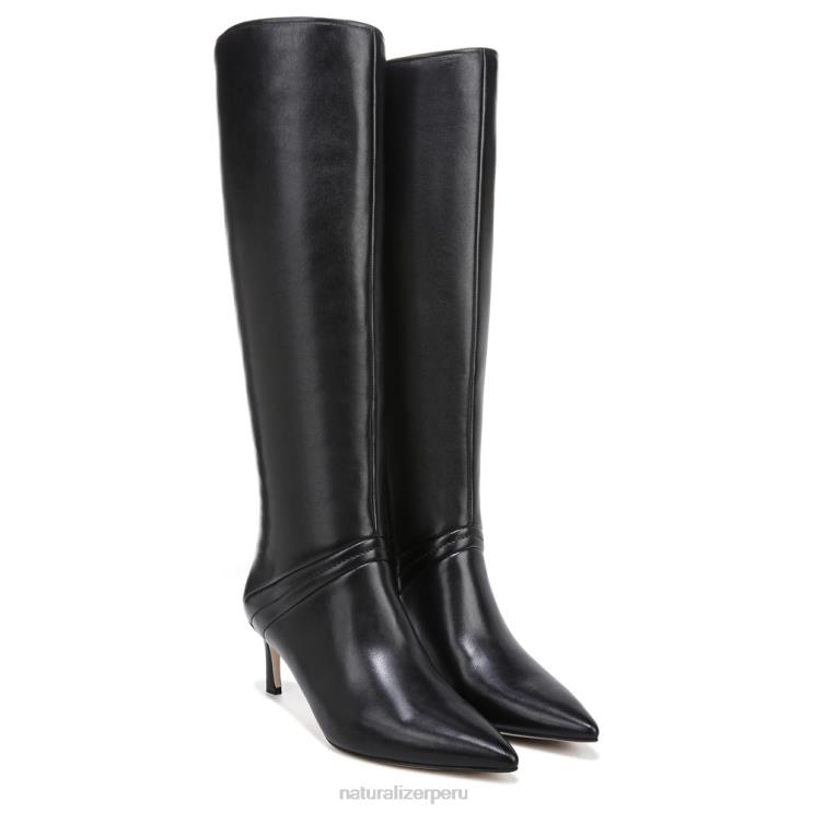 mujer Naturalizer cuero negro 27 edit falencia bota de vestir hasta la rodilla RTZ4T247