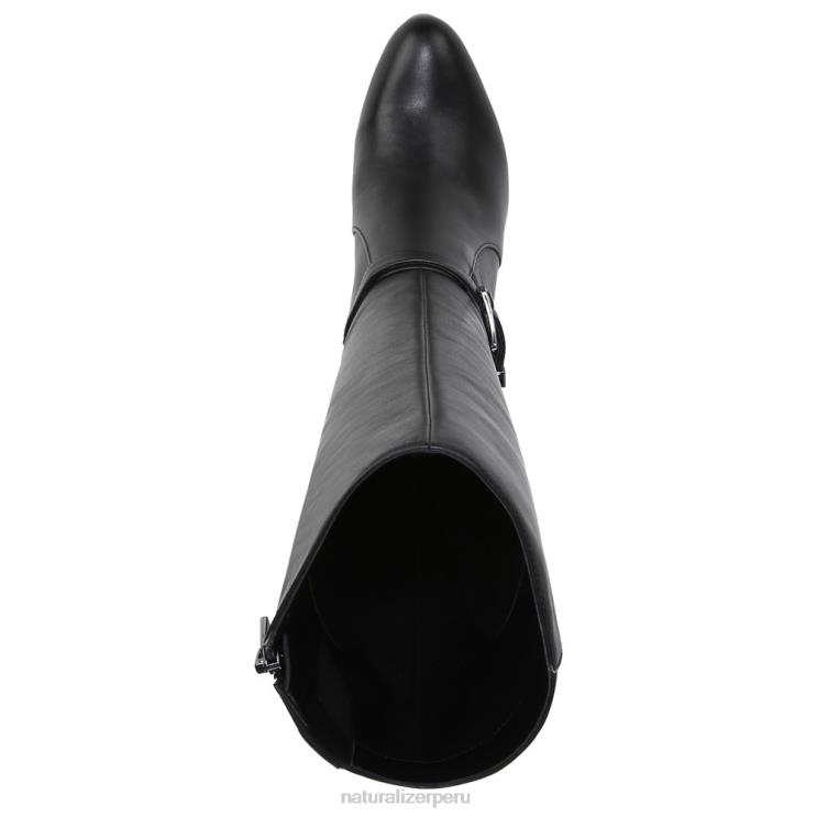 mujer Naturalizer cuero negro bota alta hasta la rodilla taelynn RTZ4T647