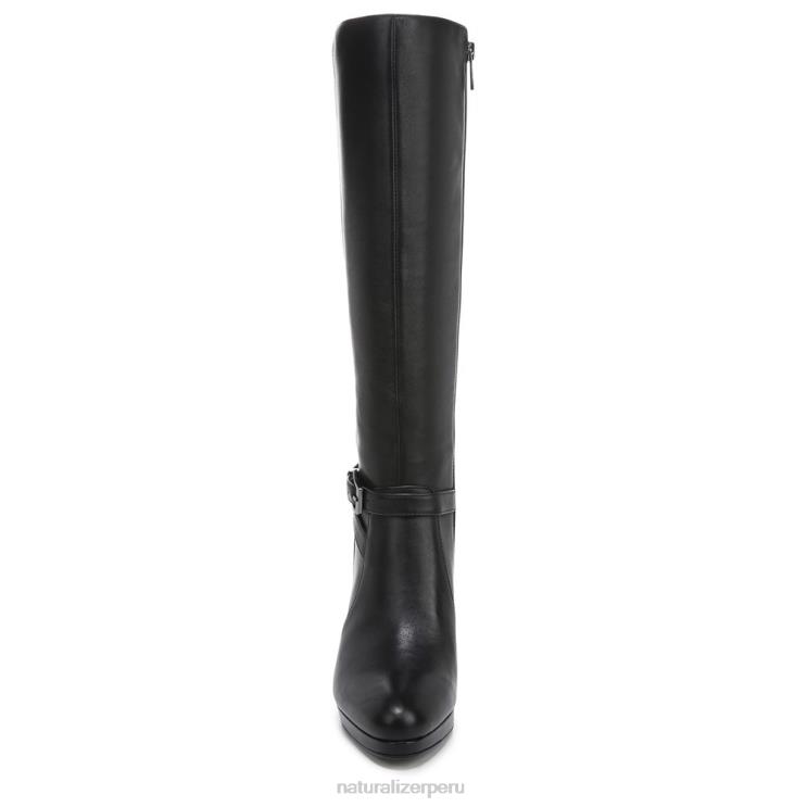 mujer Naturalizer cuero negro bota alta hasta la rodilla taelynn RTZ4T647