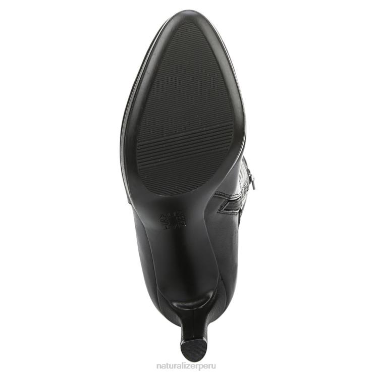 mujer Naturalizer cuero negro bota de vestir de pantorrilla ancha tai RTZ4T686