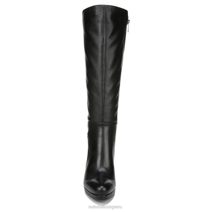 mujer Naturalizer cuero negro bota de vestir hasta la rodilla tai RTZ4T675