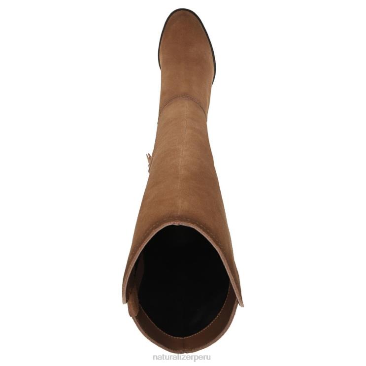 mujer Naturalizer gamuza de té inglés botas por encima de la rodilla kyrie RTZ4T285