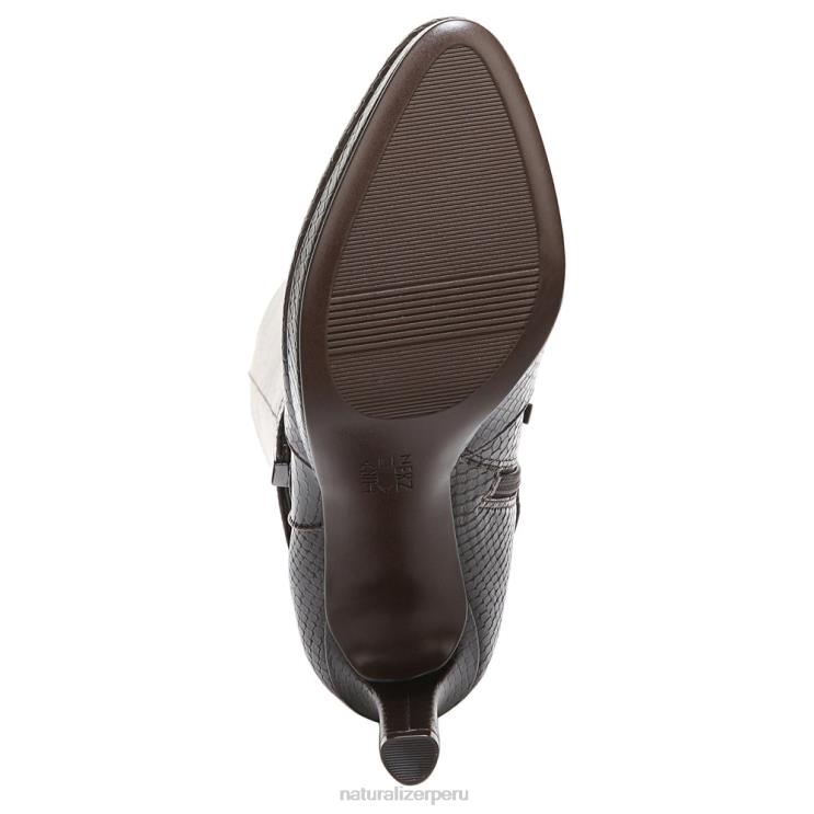 mujer Naturalizer piel de serpiente marrón bosque bota alta hasta la rodilla taelynn RTZ4T649
