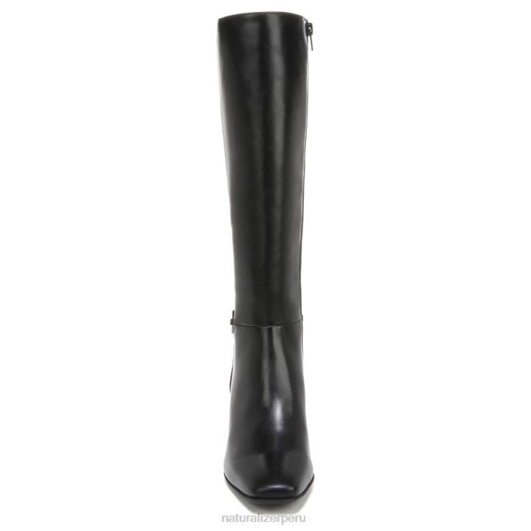 mujer Naturalizer sintético texturizado negro botas waylon de pantorrilla ancha hasta la rodilla RTZ4T600
