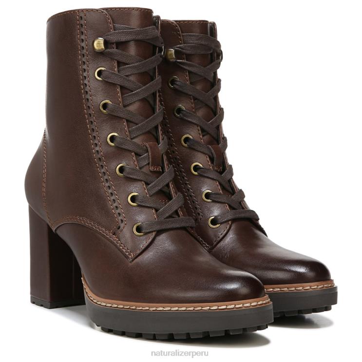 mujer Naturalizer barra de chocolate de cuero callie botín RTZ4T237