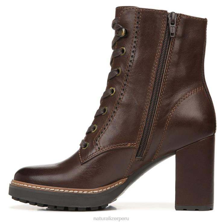 mujer Naturalizer barra de chocolate de cuero callie botín RTZ4T237