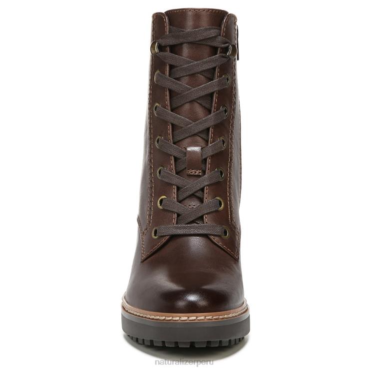 mujer Naturalizer barra de chocolate de cuero callie botín RTZ4T237
