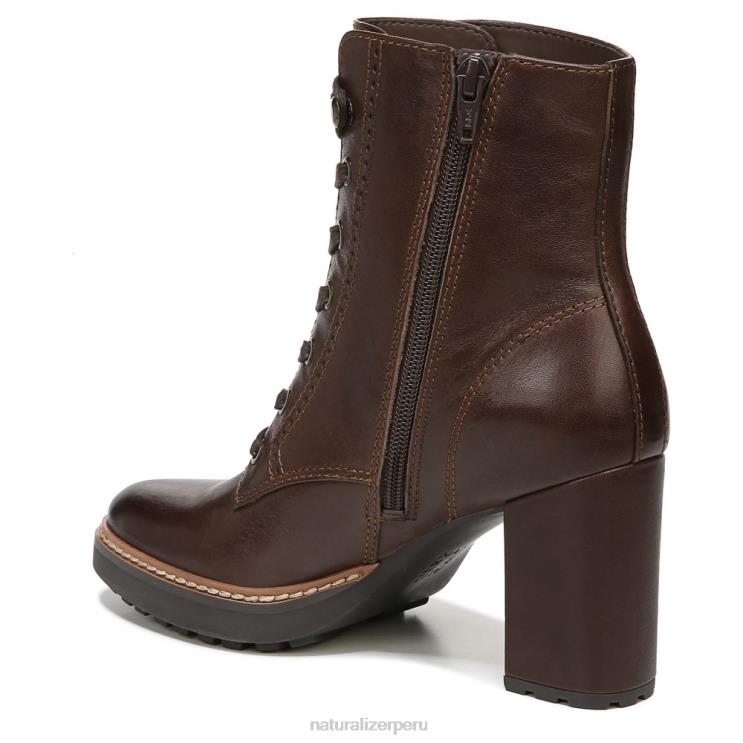 mujer Naturalizer barra de chocolate de cuero callie botín RTZ4T237