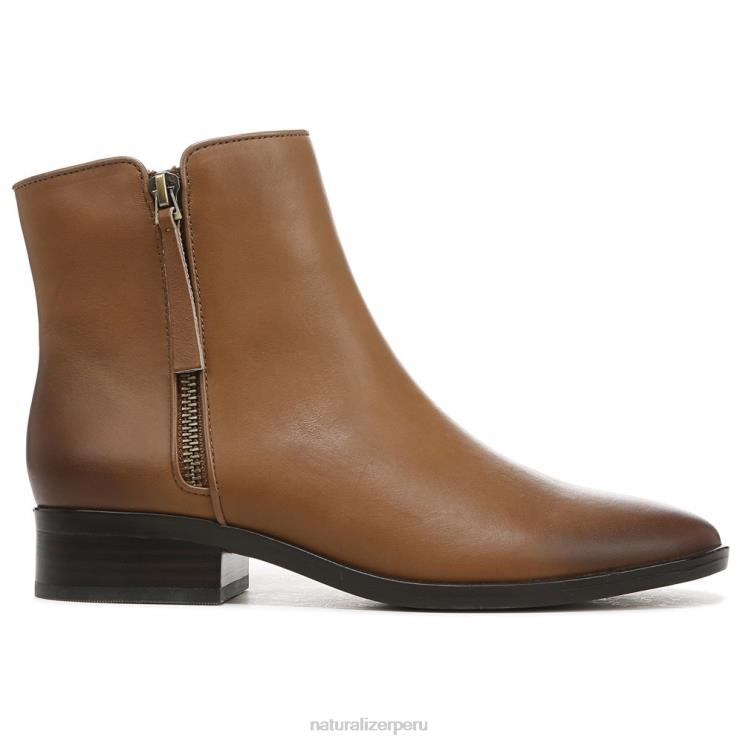 mujer Naturalizer cuero marrón té inglés botín de robyn RTZ4T658