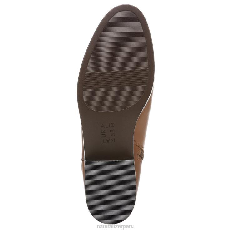 mujer Naturalizer cuero marrón té inglés botín de robyn RTZ4T658