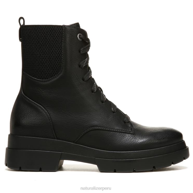mujer Naturalizer sintético liso negro bota de combate soul ozzy RTZ4T693