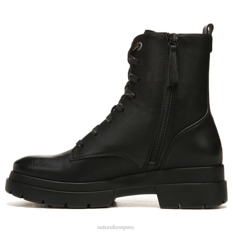 mujer Naturalizer sintético liso negro bota de combate soul ozzy RTZ4T693