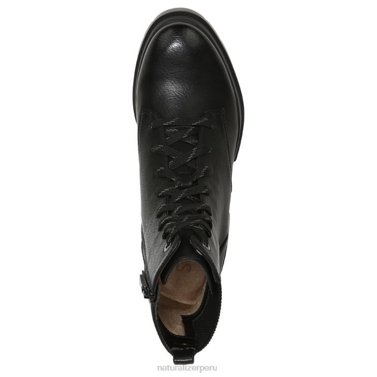 mujer Naturalizer sintético liso negro bota de combate soul ozzy RTZ4T693