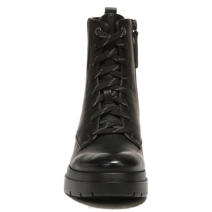 mujer Naturalizer sintético liso negro bota de combate soul ozzy RTZ4T693