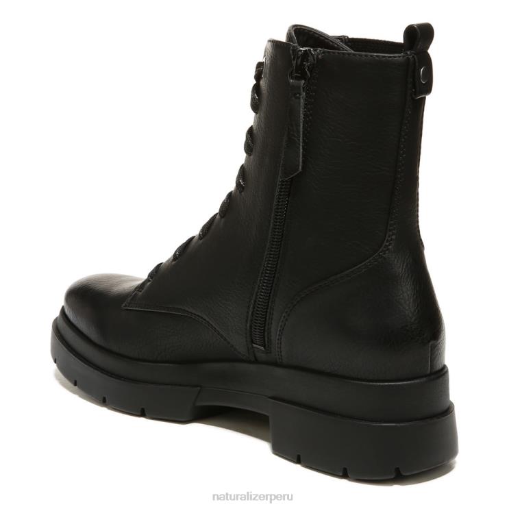 mujer Naturalizer sintético liso negro bota de combate soul ozzy RTZ4T693