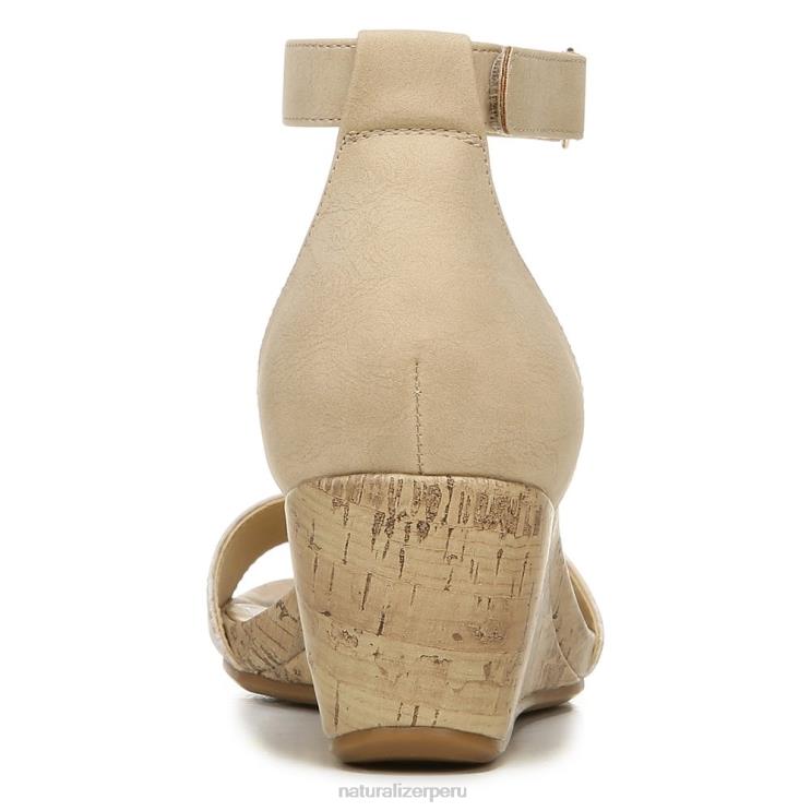 mujer Naturalizer abedul sintético sandalia areda con cuña RTZ4T319