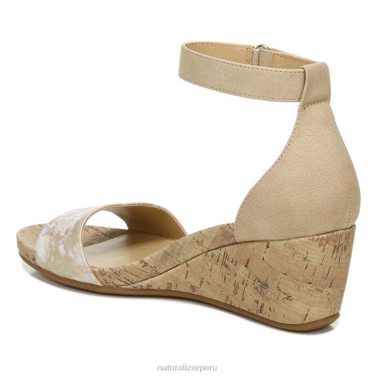 mujer Naturalizer abedul sintético sandalia areda con cuña RTZ4T319