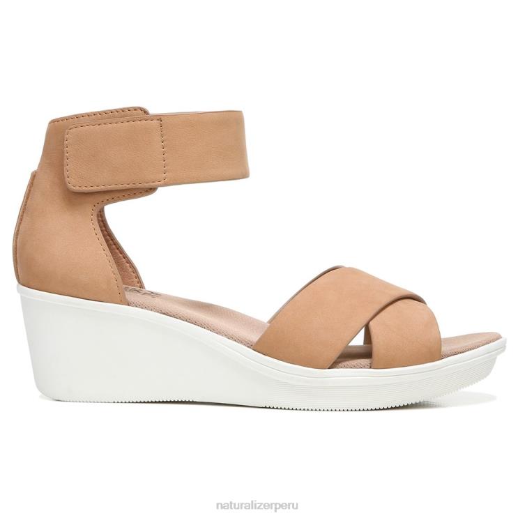 mujer Naturalizer gamuza de masa para galletas sandalia con cuña riviera RTZ4T156