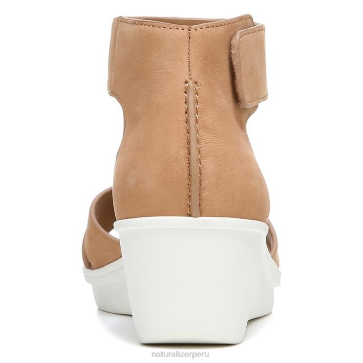 mujer Naturalizer gamuza de masa para galletas sandalia con cuña riviera RTZ4T156