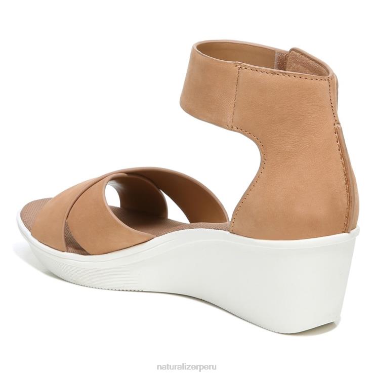 mujer Naturalizer gamuza de masa para galletas sandalia con cuña riviera RTZ4T156