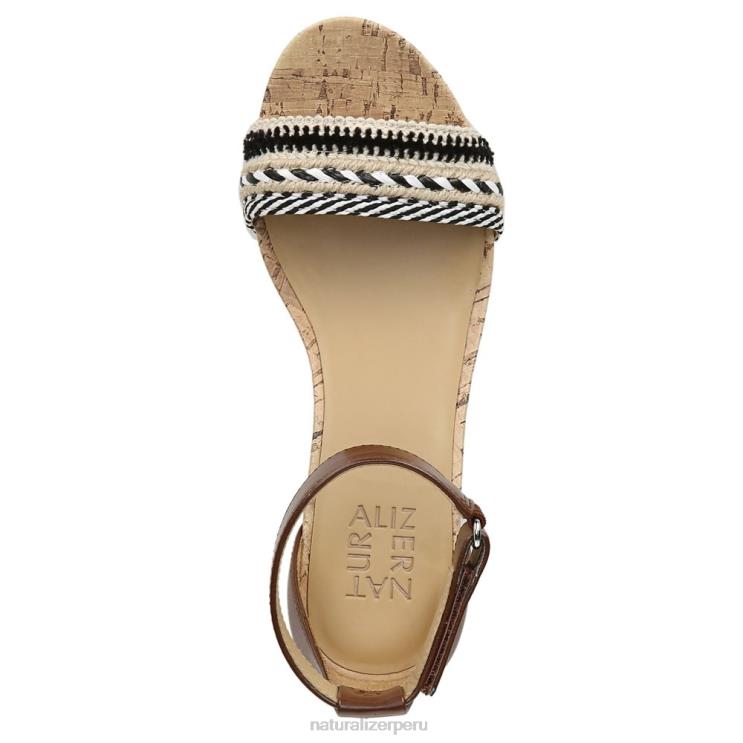 mujer Naturalizer multitejido/sintético tostado sandalia areda con cuña RTZ4T318