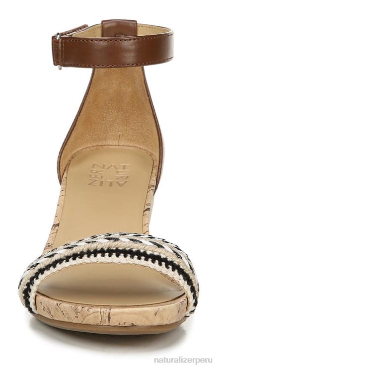 mujer Naturalizer multitejido/sintético tostado sandalia areda con cuña RTZ4T318