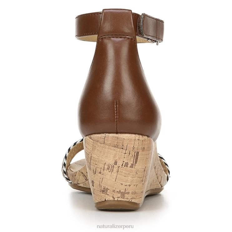 mujer Naturalizer multitejido/sintético tostado sandalia areda con cuña RTZ4T318