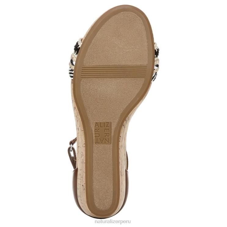 mujer Naturalizer multitejido/sintético tostado sandalia areda con cuña RTZ4T318