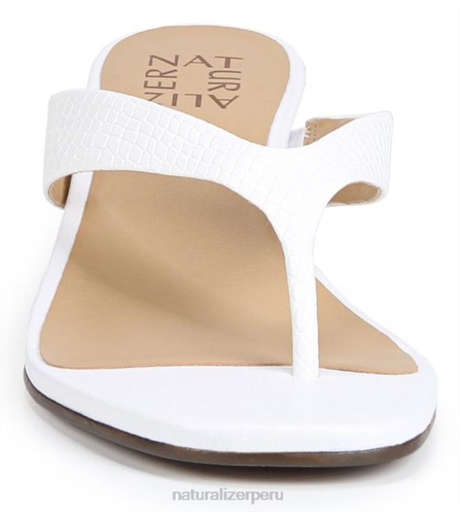 mujer Naturalizer serpiente blanca hecha por el hombre sandalia con cuña lenna RTZ4T608