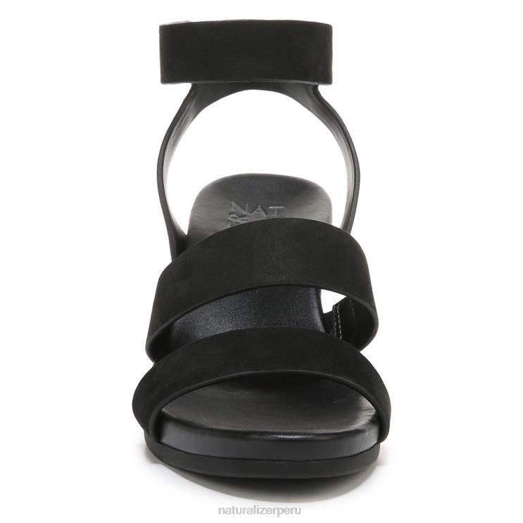 mujer Naturalizer sintético negro sandalia con cuña gen n ignite RTZ4T149