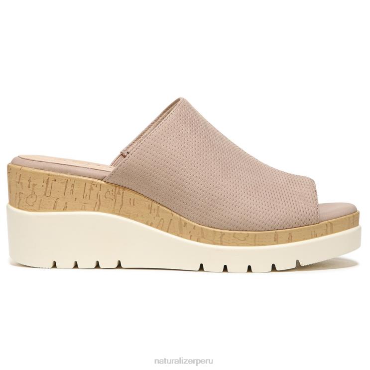 mujer Naturalizer sintético topo claro sandalias con cuña soul goodtimes RTZ4T545