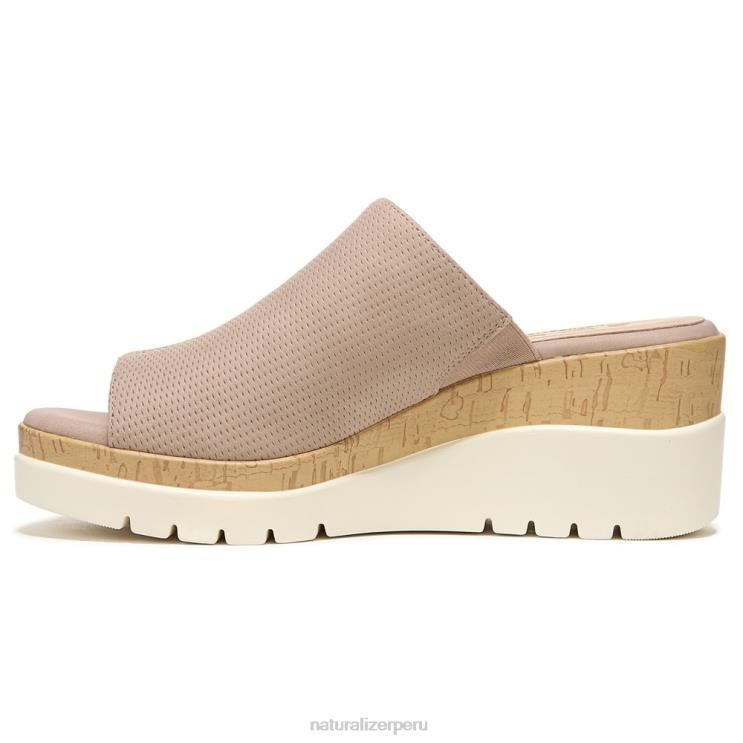 mujer Naturalizer sintético topo claro sandalias con cuña soul goodtimes RTZ4T545
